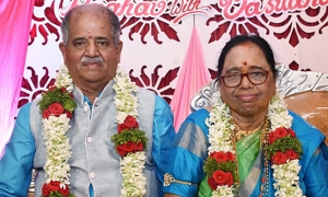 ಕಕ್ವ ರಾಘವ ಕಾಮತ – ವಸುಧಾ ಕಾಮತ ಪನ್ನಾಸಾಂವೊ ಲಗ್ನ ದೀವಸ