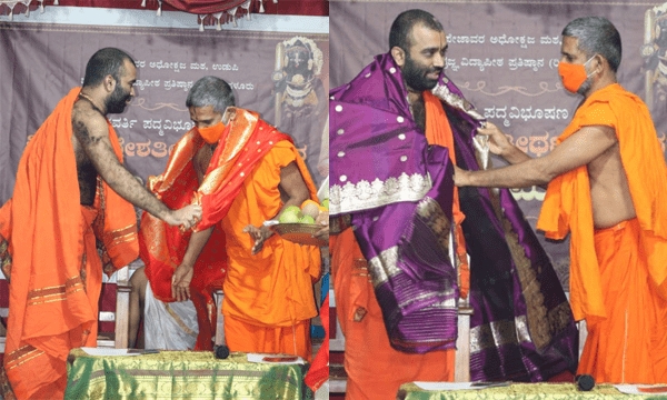 ಬೆಂಗಳೂರು ಪೂರ್ಣಪ್ರಜ್ಞ ವಿದ್ಯಾಪೀಠಾಕ ಕಾಶೀ ಮಠಾಧೀಶಾಂಗೆಲಿ ಭೇಟಿ.