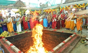 ಸಹಸ್ರ ಚಂಡಿಕಾ ಯಾಗಾಚಿ ಪೂರ್ಣಾಹುತಿ