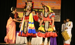 &quot;ದಮಯಂತಿ ಪುನಃ ಸ್ವಯಂವರ&quot; ಕೊಂಕಣಿ ಯಕ್ಷಗಾನ ಪ್ರದರ್ಶನ